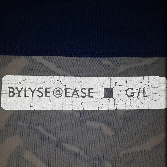 BYLYSE@EASE Women's Long Sleeve Black & Blue Jacket Size Large - Picture 4 of 8